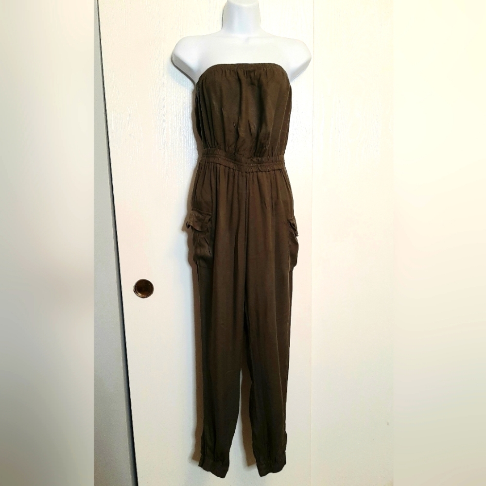 Strapless Jumpsuit, sz M, by Full Circle
